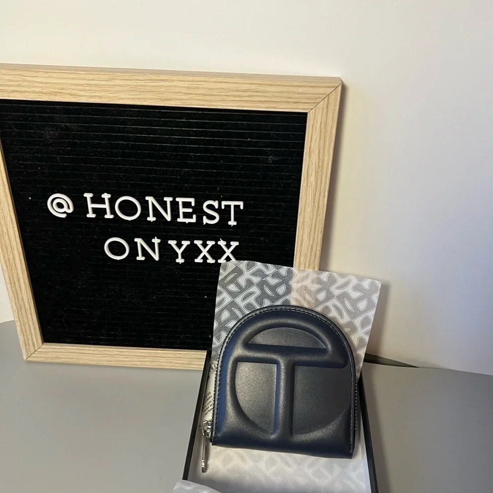 Navy Telfar wallet